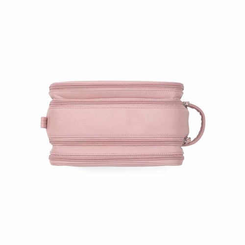 pink Neceser Helsinki de 3,5l, de rPU, con doble cremallera y cierre magnético
