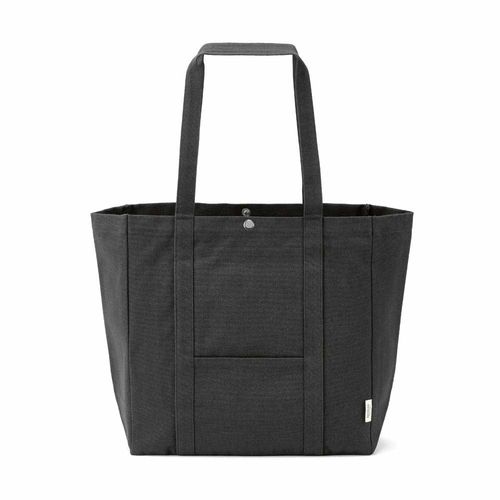Bolsa de la compra Damavand, algodón rCotton de 360 g/m². Cierre con botones a presión