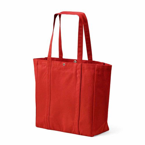 Bolsa de la compra Damavand, algodón rCotton de 360 g/m². Cierre con botones a presión