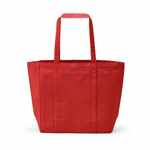 Bolsa de la compra Damavand, algodón rCotton de 360 g/m². Cierre con botones a presión