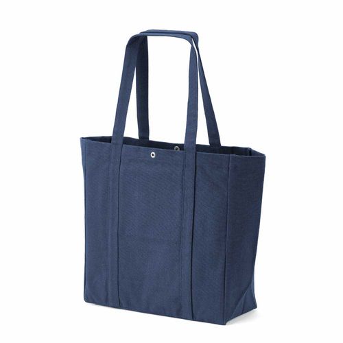 Bolsa de la compra Damavand, algodón rCotton de 360 g/m². Cierre con botones a presión