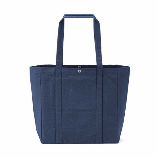 Bolsa de la compra Damavand, algodón rCotton de 360 g/m². Cierre con botones a presión