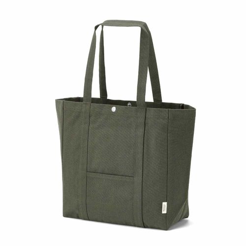 BOLSA DE LA COMPRA DAMAVAND, ALGODÓN RCOTTON DE 360 G/M². CIERRE CON BOTONES A PRESIÓN