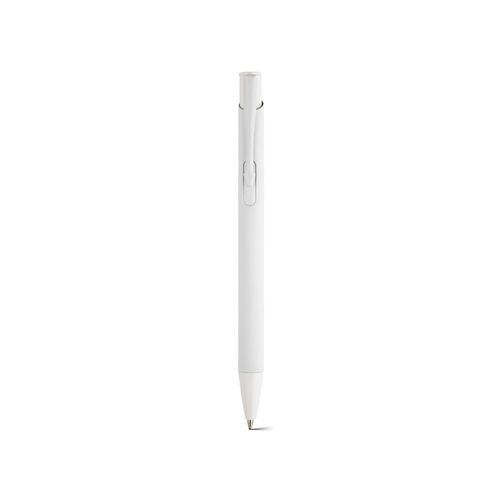 white Bolígrafo Proust de aluminio. Azul, 0,7 km, tinta Dokumental®