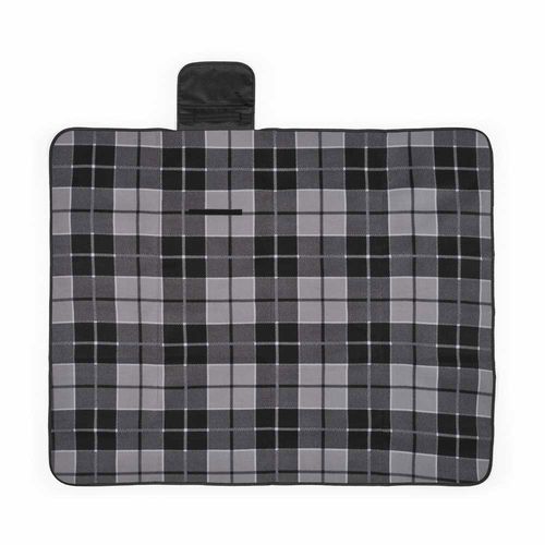 gray Manta Siza de rPET. Manta plegable para picnic