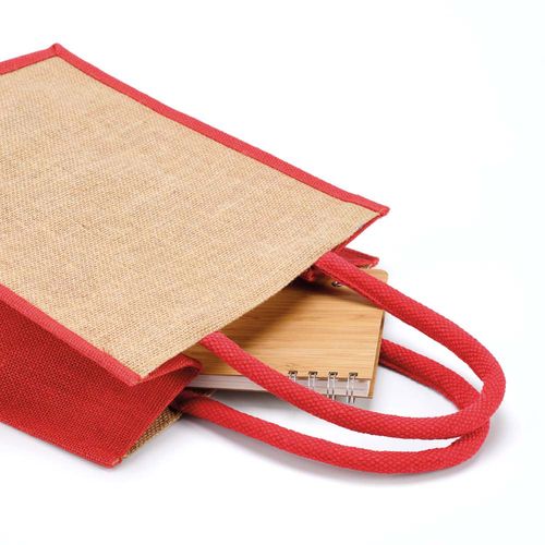 Sac de courses Nuptse en jute. Poignées de 34 cm thumbnail 4