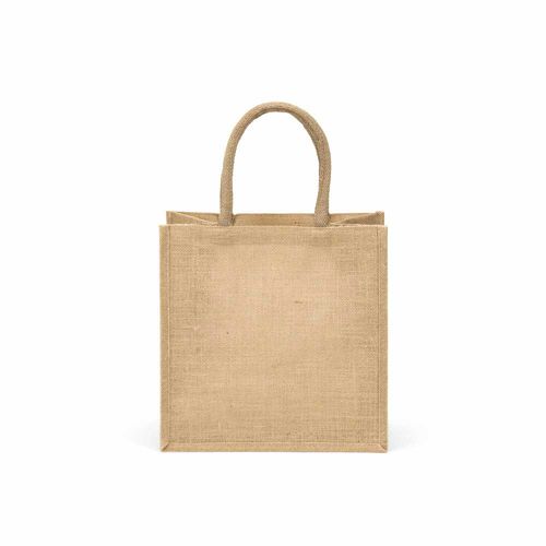 natural Bolsa de la compra Nuptse de yute. 34 cm de asas