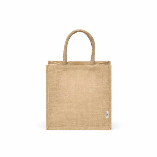 natural Bolsa de la compra Nuptse de yute. 34 cm de asas