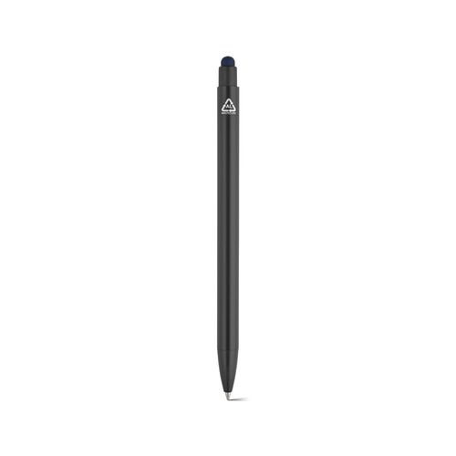 azul marino Bolígrafo Twain de aluminio. Azul, 0,5 km, tinta Dokumental®