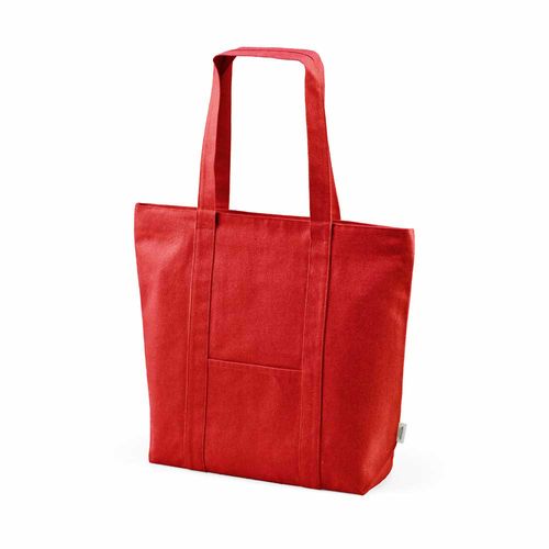 red Bolsa de la compra Illimani, algodón rCotton de 360 g/m². Asas de 65 cm