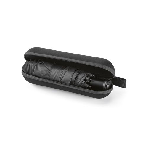 black Paraguas plegable Piaf Mini de rPET. 21
