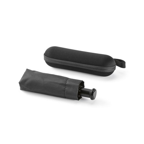 black Paraguas plegable Piaf Mini de rPET. 21