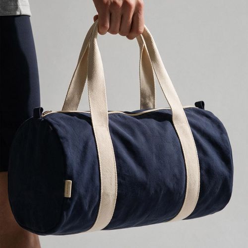 azul marino Bolsa de gimnasio Zurich de 30l, de rCotton y rPET. 330 g/m²