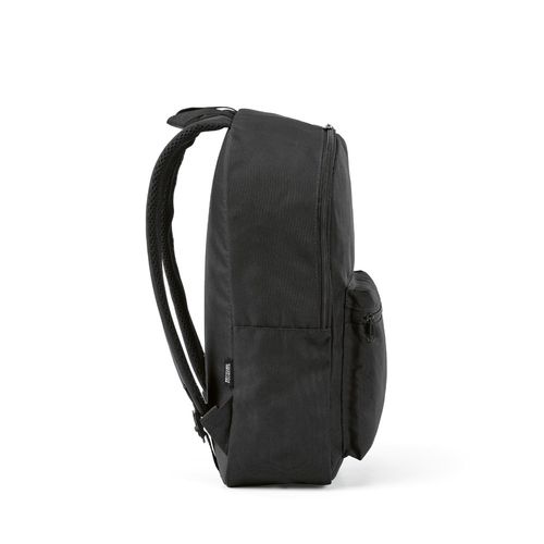 black Mochila London de 12 litros, de PET. Capacidad para un portátil de 15,6