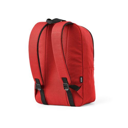 red Mochila London de 12 litros, de PET. Capacidad para un portátil de 15,6
