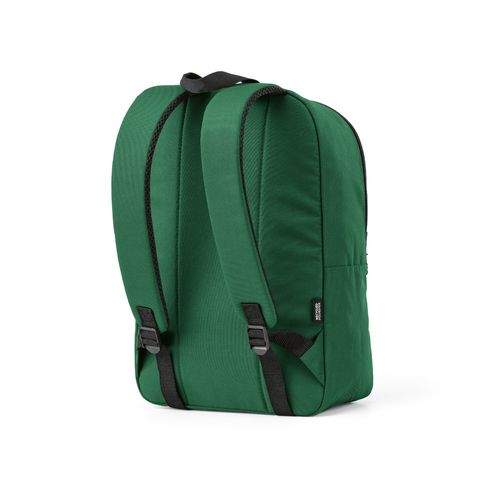 green Mochila London de 12 litros, de PET. Capacidad para un portátil de 15,6