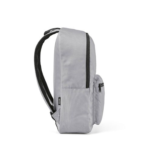 gray Mochila London de 12 litros, de PET. Capacidad para un portátil de 15,6
