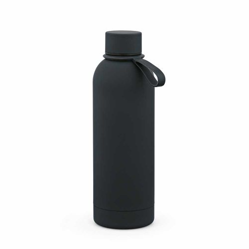 black Botella Hudson rSS de 540 ml. De doble pared y a prueba de fugas. Acabado de goma