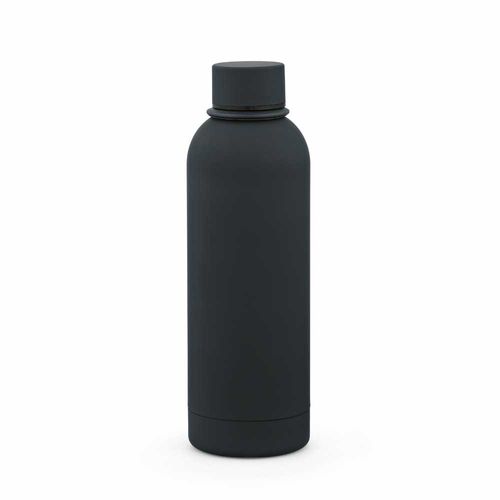black Botella Hudson rSS de 540 ml. De doble pared y a prueba de fugas. Acabado de goma