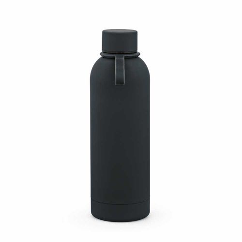 black Botella Hudson rSS de 540 ml. De doble pared y a prueba de fugas. Acabado de goma