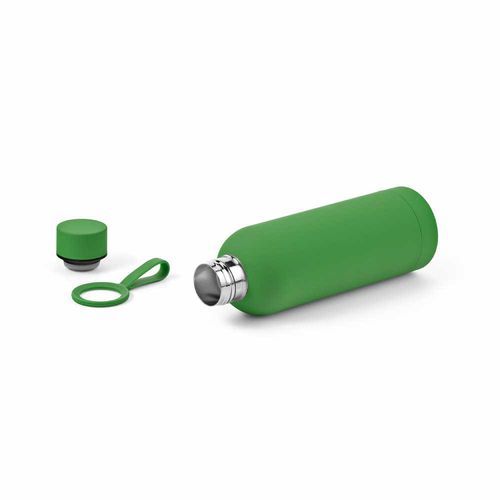 green Botella Hudson rSS de 540 ml. De doble pared y a prueba de fugas. Acabado de goma
