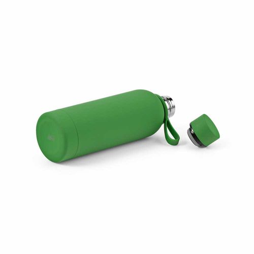 green Botella Hudson rSS de 540 ml. De doble pared y a prueba de fugas. Acabado de goma