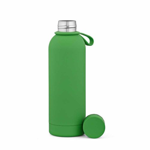 green Botella Hudson rSS de 540 ml. De doble pared y a prueba de fugas. Acabado de goma