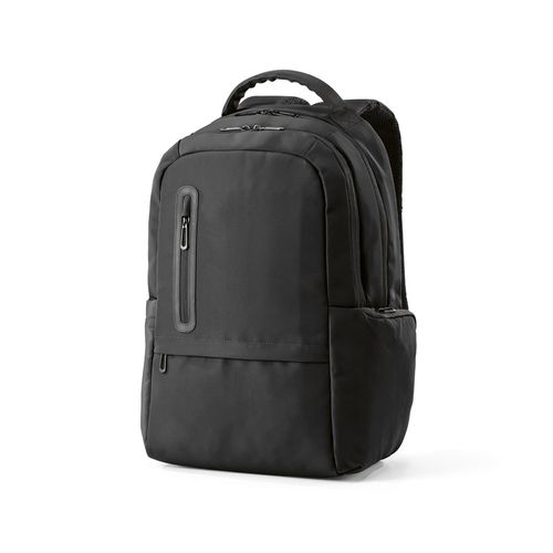 MOCHILA CHICAGO DE 20 LITROS DE RPET. CAPACIDAD PARA UN PORTÁTIL DE 17