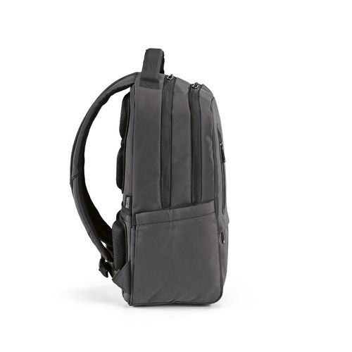 gris oscuro Mochila Chicago de 20 litros de rPET. Capacidad para un portátil de 17