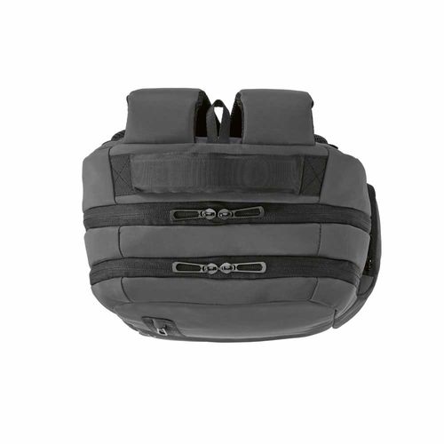 gris oscuro Mochila Chicago de 20 litros de rPET. Capacidad para un portátil de 17