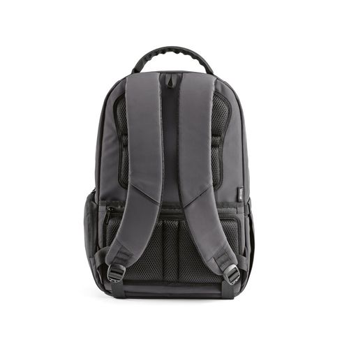 gris oscuro Mochila Chicago de 20 litros de rPET. Capacidad para un portátil de 17
