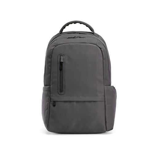 gris oscuro Mochila Chicago de 20 litros de rPET. Capacidad para un portátil de 17
