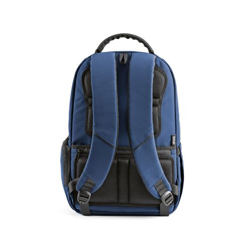 azul marino Mochila Chicago de 20 litros de rPET. Capacidad para un portátil de 17