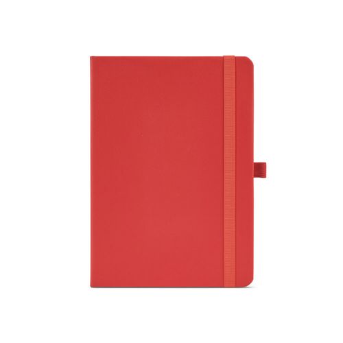 red Cuaderno Dumas A5 con tapa dura de rPU. 70 g/m², FSC®, 160 páginas