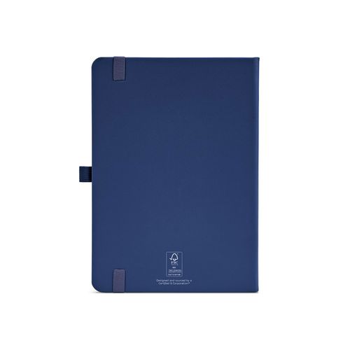 azul marino Cuaderno Dumas A5 con tapa dura de rPU. 70 g/m², FSC®, 160 páginas