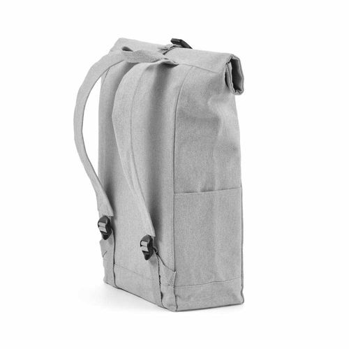 gris claro Mochila Osaka de 16 litros. rCotton de 360 g/m². Cierre enrollable. Cierre con hebilla