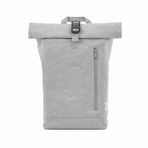 gris claro Mochila Osaka de 16 litros. rCotton de 360 g/m². Cierre enrollable. Cierre con hebilla