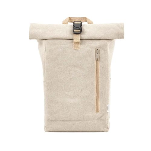 natural Mochila Osaka de 16 litros. rCotton de 360 g/m². Cierre enrollable. Cierre con hebilla