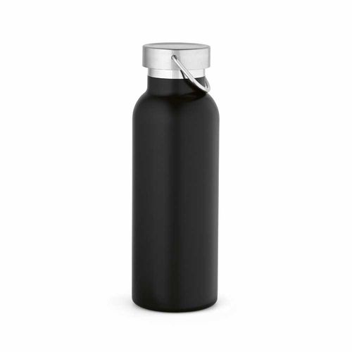black Botella Sado rSS de 560 ml. De doble pared y a prueba de fugas. Tapa con asa.