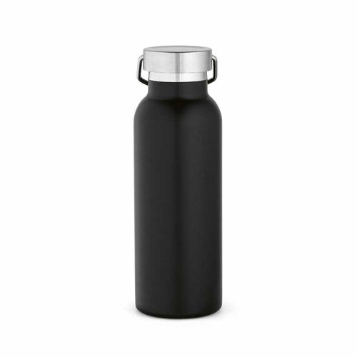 black Botella Sado rSS de 560 ml. De doble pared y a prueba de fugas. Tapa con asa.