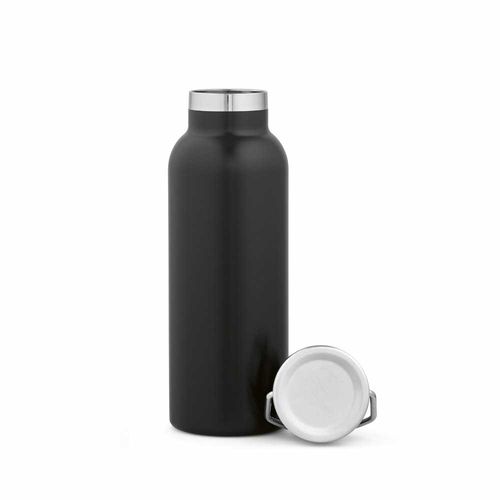 black Botella Sado rSS de 560 ml. De doble pared y a prueba de fugas. Tapa con asa.