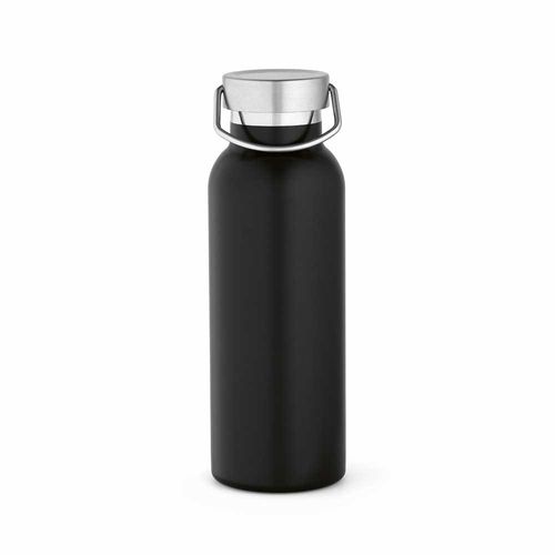 black Botella Sado rSS de 560 ml. De doble pared y a prueba de fugas. Tapa con asa.
