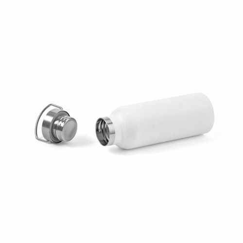 white Botella Sado rSS de 560 ml. De doble pared y a prueba de fugas. Tapa con asa.