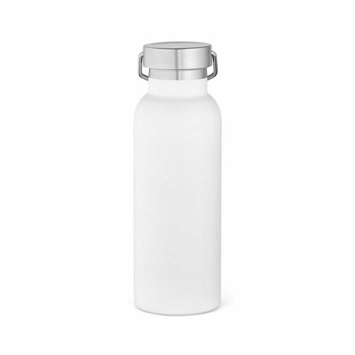 white Botella Sado rSS de 560 ml. De doble pared y a prueba de fugas. Tapa con asa.