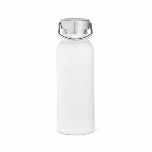 white Botella Sado rSS de 560 ml. De doble pared y a prueba de fugas. Tapa con asa.