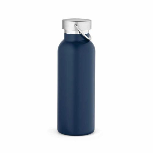 azul marino Botella Sado rSS de 560 ml. De doble pared y a prueba de fugas. Tapa con asa.