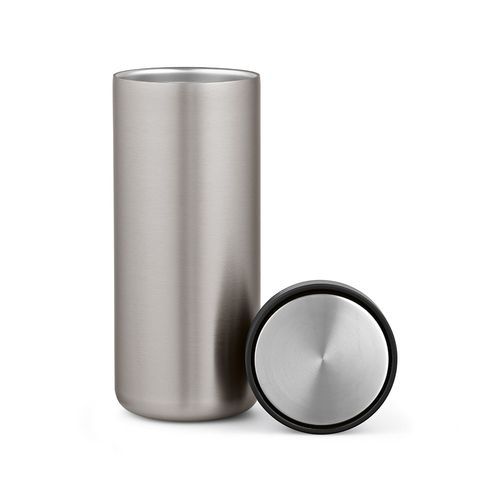 plateado Vaso de viaje Rhine rInox de 600 ml. Aislamiento al vacío y tapa de 360º