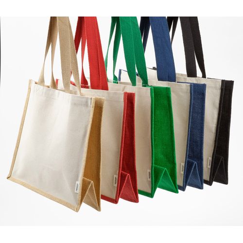 Sac de courses Maglic. Coton rCotton 300 g/m² et jute thumbnail 4