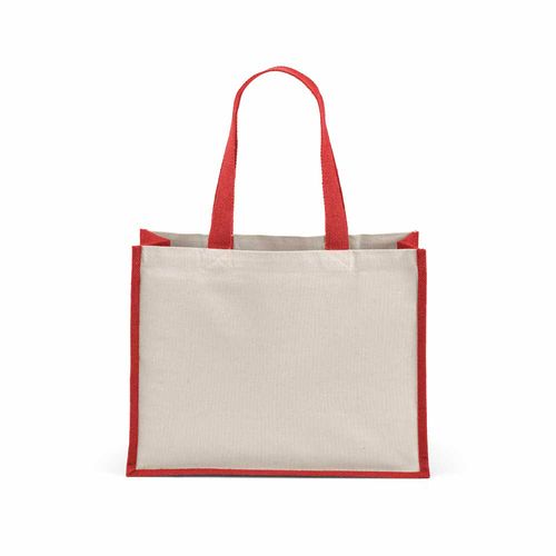 red Bolsa de la compra Maglic. Algodón rCotton de 300 g/m² y yute
