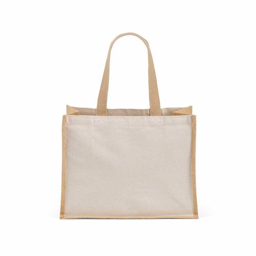 natural Bolsa de la compra Maglic. Algodón rCotton de 300 g/m² y yute